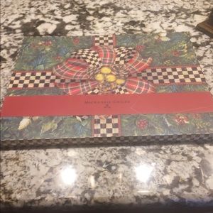 Mackenzie Childs Evergreen cork back placemats new